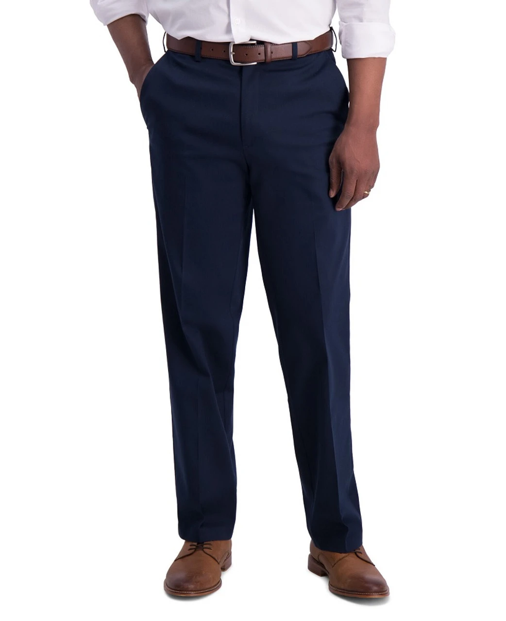Haggar Flat Front Premium Stretch Khaki Haggar Flat Front Premium Stretch Khaki -Gustwillers Clothing Shop Haggar Flat Front Premium Stretch Khaki DRKNAVY 1 41481.1710528649