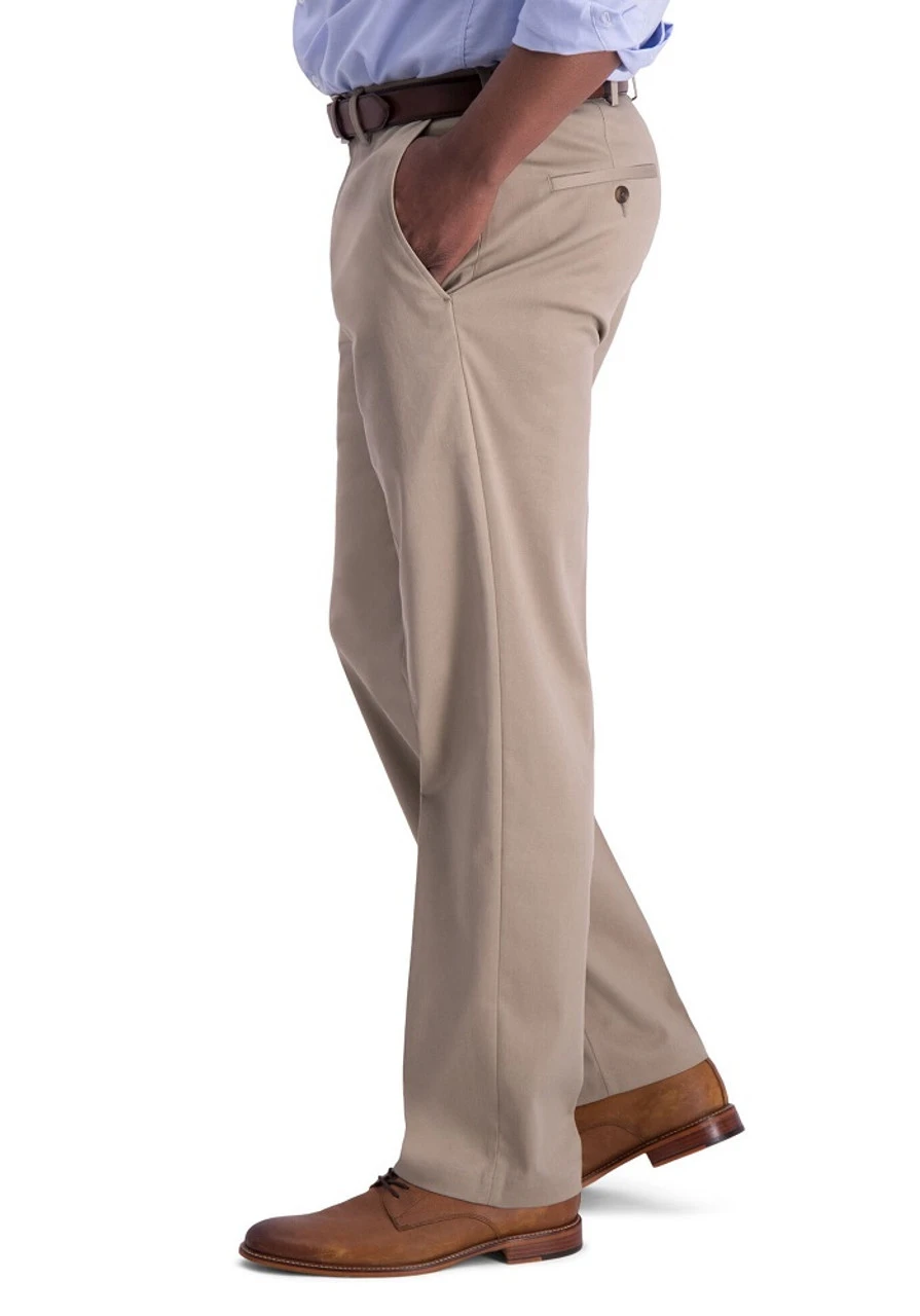 Haggar Flat Front Premium Stretch Khaki Haggar Flat Front Premium Stretch Khaki -Gustwillers Clothing Shop Haggar Flat Front Premium Stretch Khaki MEDKHAKI 2 12309.1710528605