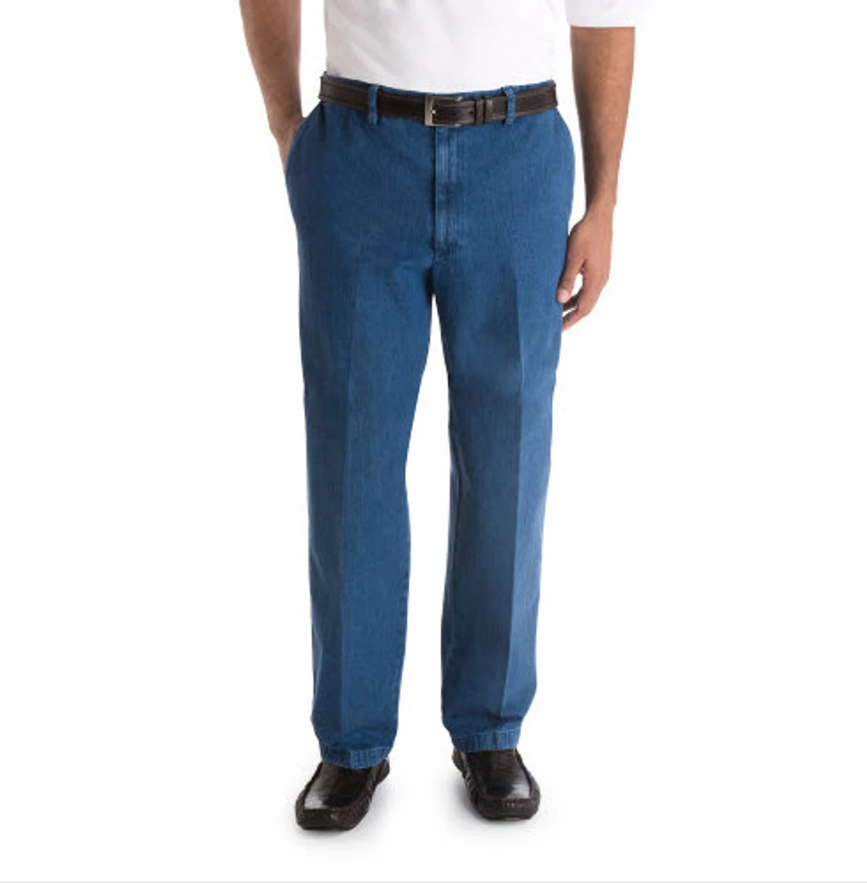 Haggar Plain Front Cotton Denim Dress Jean Haggar Plain Front Cotton Denim Dress Jean -Gustwillers Clothing Shop Haggar Plain Front Cotton Denim Dress Jean S 1 50878.1706907865