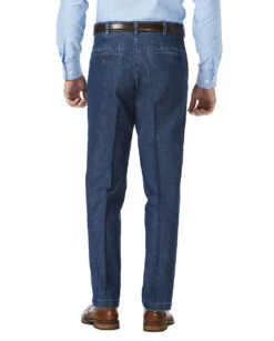 Haggar Pleated Premium Stretch Denim 2 Haggar Pleated Premium Stretch Denim -Gustwillers Clothing Shop Haggar Pleated Premium Stretch Denim S 3 07788.1717191972
