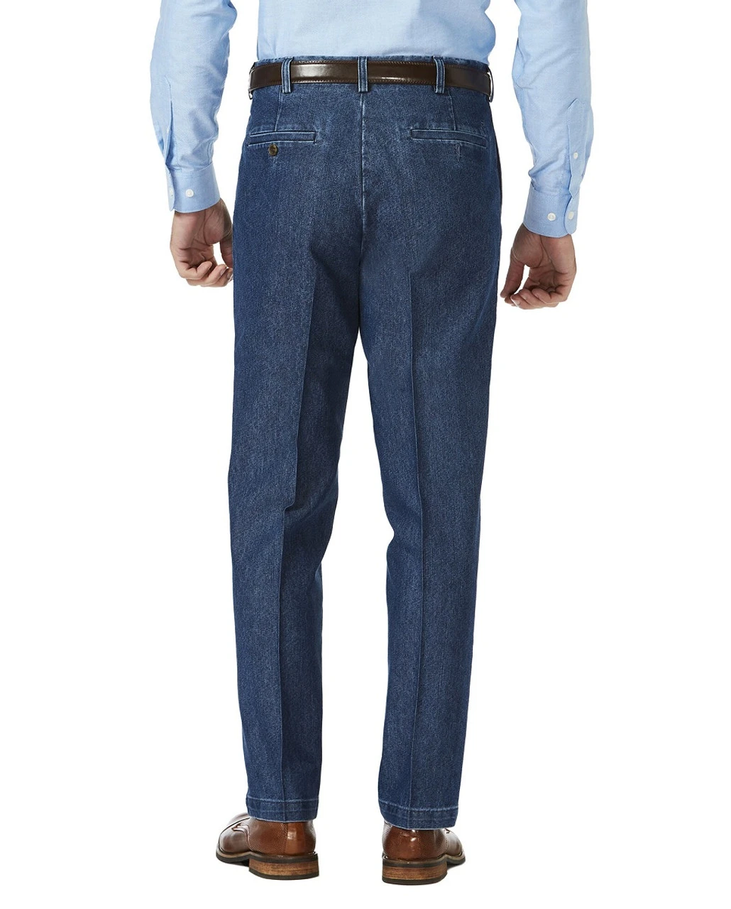 Haggar Pleated Premium Stretch Denim Haggar Pleated Premium Stretch Denim -Gustwillers Clothing Shop Haggar Pleated Premium Stretch Denim S 3 07788.1717191972