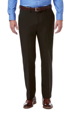 Haggar Premium Comfort Dress Pant Classic Fit -Gustwillers Clothing Shop Haggar Premium Comfort Dress Pant Classic Fit DRKCHOC 1 07205.1710529071