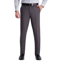 Haggar Premium Comfort Slim Fit Dress Pant -Gustwillers Clothing Shop Haggar Premium Comfort Slim Fit Dress Pant DKGREY 1 33536.1710529745