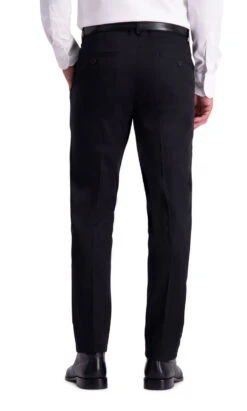 Haggar Premium Flat Front Slim Fit Pant -Gustwillers Clothing Shop Haggar Premium Flat Front Slim Fit Pant BLACK 2 35717.1710531069