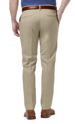 Haggar Premium Flat Front Slim Fit Pant -Gustwillers Clothing Shop Haggar Premium Flat Front Slim Fit Pant KHAKI 2 78516.1710530984