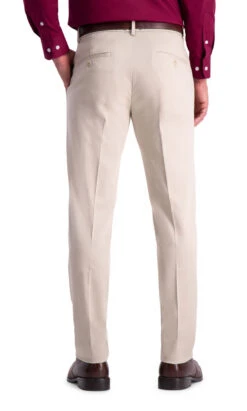 Haggar Premium Flat Front Slim Fit Pant -Gustwillers Clothing Shop Haggar Premium Flat Front Slim Fit Pant SAND 2 83785.1710530933