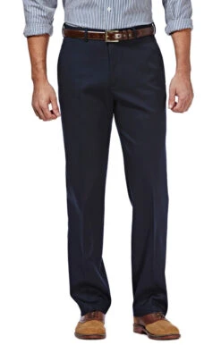 Haggar Premium No Iron Flat Front Khaki -Gustwillers Clothing Shop Haggar Premium No Iron Flat Front Khaki DARKNAVY 1 90319.1710529985