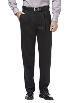 Haggar Premium Pleated No Iron Khaki -Gustwillers Clothing Shop Haggar Premium Pleated No Iron Khaki BLACK 1 25658.1710528518