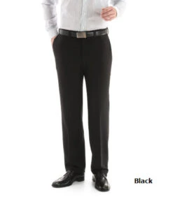 Haggar Repreve Flat Front Dress Pant 7 Haggar Repreve Flat Front Dress Pant -Gustwillers Clothing Shop Haggar Repreve Flat Front Dress Pant BLACK 1 30169.1710529639