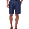 Haggar Work-to-Weekend Pleated Denim Short