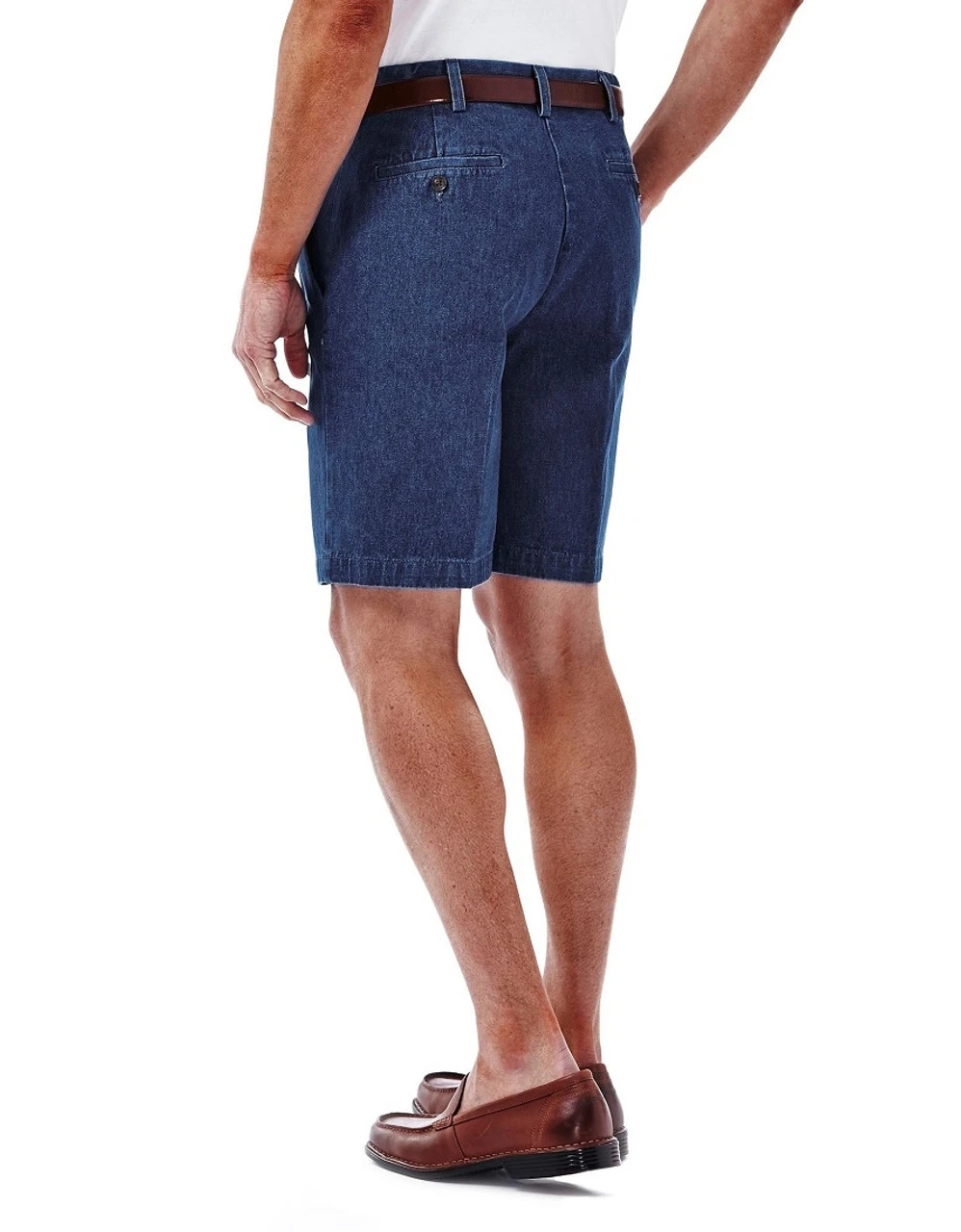 Haggar Work-to-Weekend Pleated Denim Short Haggar Work-to-Weekend Pleated Denim Short -Gustwillers Clothing Shop Haggar Work to Weekend Pleated Denim Short S 2 52390.1710529861