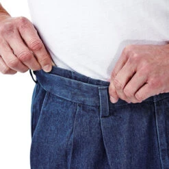 Haggar Work-to-Weekend Pleated Denim Short 2 Haggar Work-to-Weekend Pleated Denim Short -Gustwillers Clothing Shop Haggar Work to Weekend Pleated Denim Short S 3 73458.1710529865