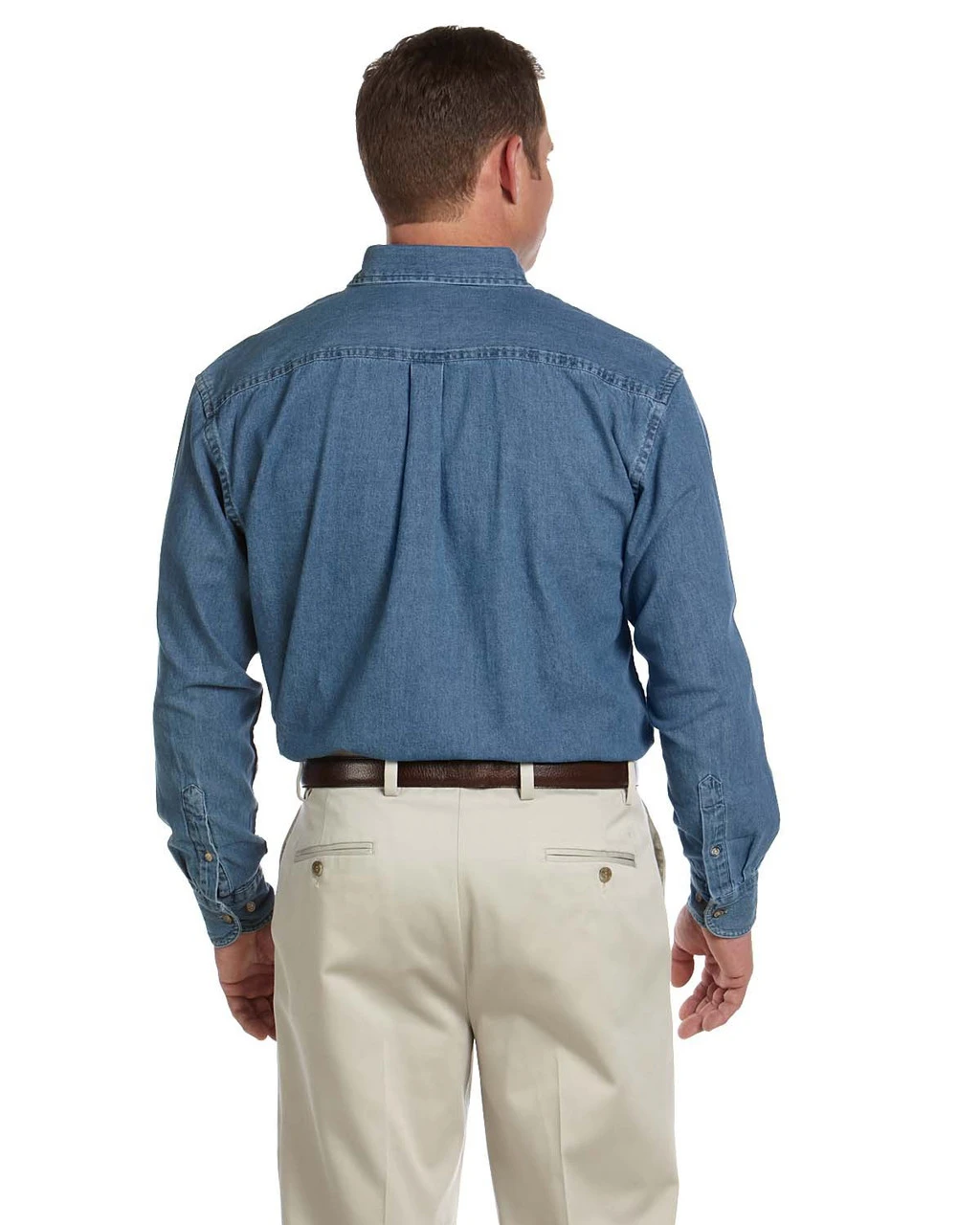 Harriton Men's Long Sleeve Denim Shirt Harriton Men's Long Sleeve Denim Shirt -Gustwillers Clothing Shop Harriton Men s Long Sleeve Denim Shirt S 3 55682.1710860856