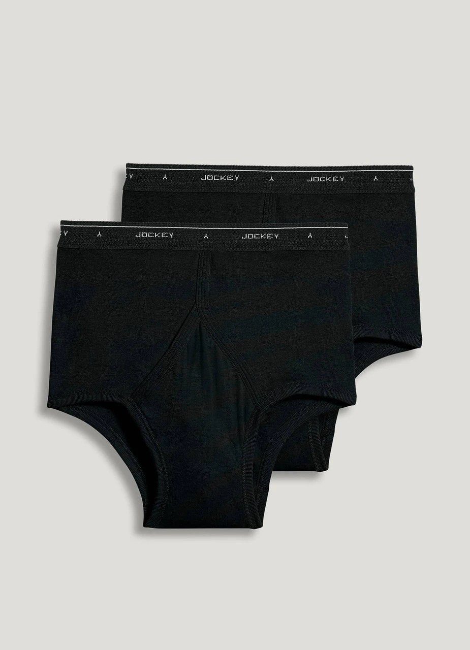 Jockey® Classic Tall Man Brief 2 pack Jockey® Classic Tall Man Brief 2 Pack -Gustwillers Clothing Shop Jockey Classic Tall Man Brief 2 pack BLACK 1 99138.1710452105