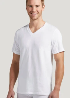 Jockey® Classic V-Neck 3 Pack 2 Jockey® Classic V-Neck 3 Pack -Gustwillers Clothing Shop Jockey Classic V Neck 3 pack WHITE 2 83732.1710452042