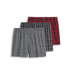 Jockey® Full Cut Blended Boxer 8 Jockey® Full Cut Blended Boxer -Gustwillers Clothing Shop Jockey Full Cut Blended Boxer BLKRED 1 71447.1710452034