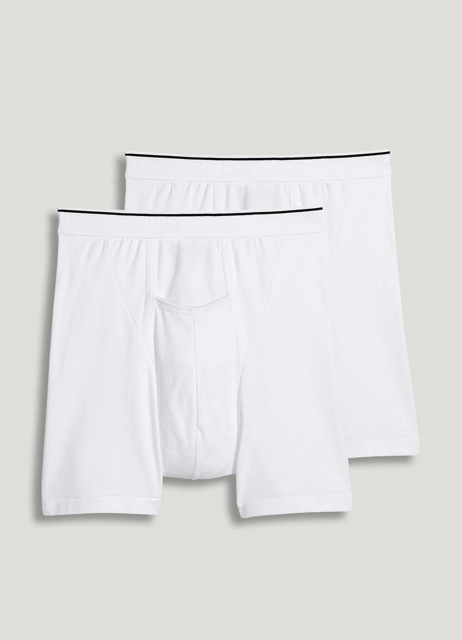 Jockey® Pouch Boxer Brief 2 Pack Jockey® Pouch Boxer Brief 2 Pack -Gustwillers Clothing Shop Jockey Pouch Boxer Brief 2 Pack WHITE105 1 79556.1712328909