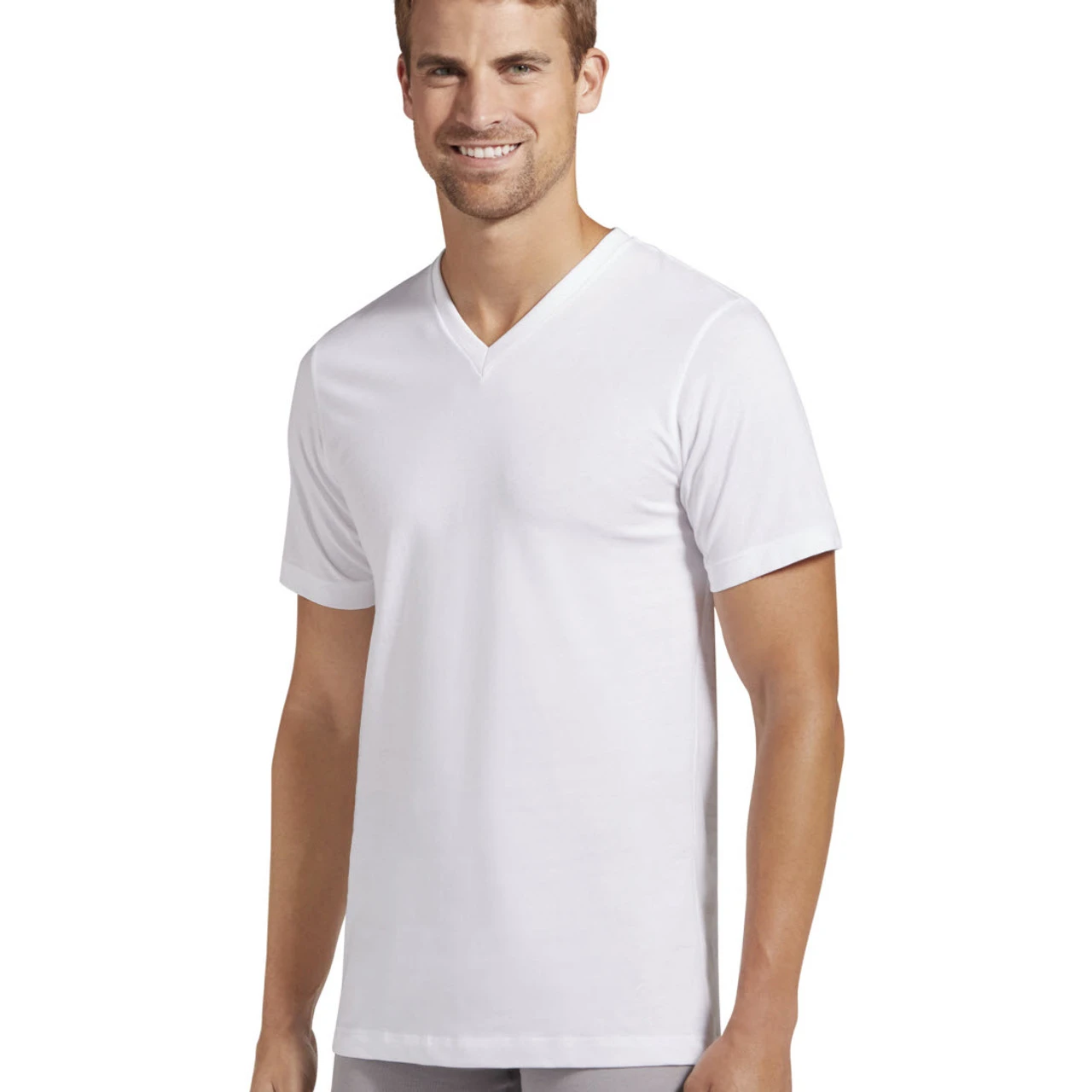 Jockey® Slim Fit V-Neck T-shirts 3 Pack Jockey® Slim Fit V-Neck T-shirts 3 Pack -Gustwillers Clothing Shop Jockey Slim Fit V Neck T shirts 3 Pack S 1 99287.1710452178