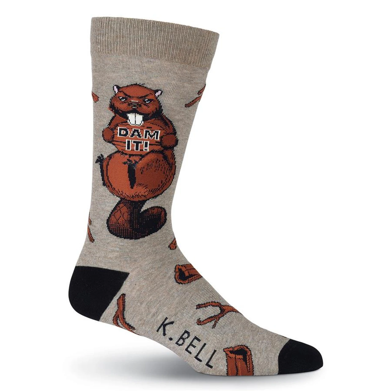 K Bell Men's Dam It Socks K Bell Men's Dam It Socks -Gustwillers Clothing Shop K Bell Men s Dam It Socks BROWN 1 76693.1710887395