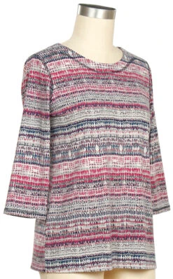 Links Printed Stripe Top