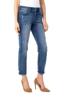 Liverpool Kennedy Straight Crop Jean 4 Liverpool Kennedy Straight Crop Jean -Gustwillers Clothing Shop Liverpool Kennedy Straight Crop Jean KENNEDY 1 43940.1711549937