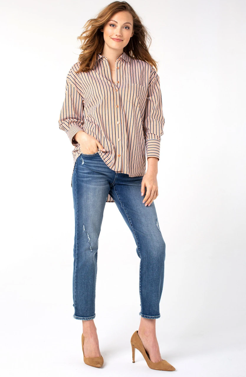 Liverpool Kennedy Straight Crop Jean Liverpool Kennedy Straight Crop Jean -Gustwillers Clothing Shop Liverpool Kennedy Straight Crop Jean KENNEDY 4 83817.1711549948