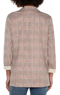 Liverpool Plaid Boyfriend Blazer -Gustwillers Clothing Shop Liverpool Plaid Boyfriend Blazer LAVAFLOW 3 45856.1711550094