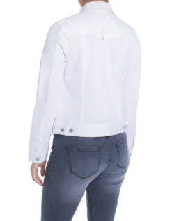 Liverpool Powerflex Jean Jacket -Gustwillers Clothing Shop Liverpool Powerflex Jean Jacket WHITE 2 87386.1711549825