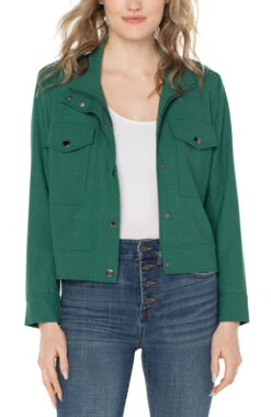 Liverpool Utility Cropped Jacket