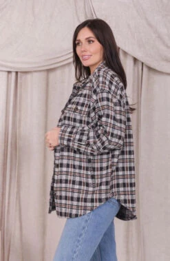 Mikarose Flannel Shirt 2 Mikarose Flannel Shirt -Gustwillers Clothing Shop Mikarose Flannel Shirt AUTUMNPL 2 25952.1717778993