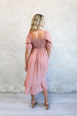 Mikarose The Bronte Dress -Gustwillers Clothing Shop Mikarose The Bronte Dress PINKSAND 4 11299.1710517838