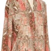 N Touch Snake Print Top