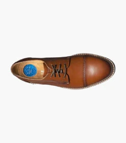 Nunn Bush Hayden Cap Toe Oxford -Gustwillers Clothing Shop Nunn Bush Hayden Cap Toe Oxford COGNAC 2 91976.1718819574