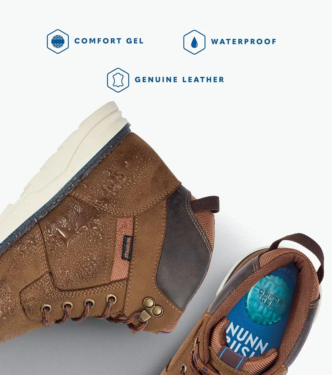 Nunn Bush Luxor Waterproof Boot Nunn Bush Luxor Waterproof Boot -Gustwillers Clothing Shop Nunn Bush Luxor Waterproof Boot TAN 4 47599.1710794177