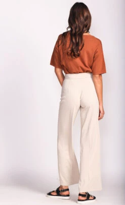 Pink Martini Heather Dress Pants -Gustwillers Clothing Shop Pink Martini Heather Dress Pants BEIGE 2 25669.1713275441