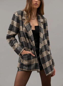 Plaid Menswear Blazer