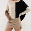 Relaxed Colorblock Sweater