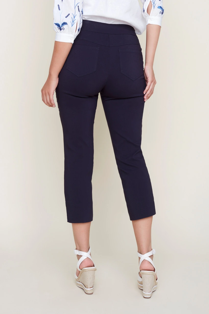 Renuar Pull On 23" Cropped Pant Renuar Pull On 23" Cropped Pant -Gustwillers Clothing Shop Renuar Pull On 23 Cropped Pant S 2 72096.1710521268