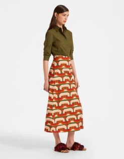 Boy Shirt Solid Camouflage In Crisp Poplin 2 Boy Shirt Solid Camouflage In Crisp Poplin -Gustwillers Clothing Shop SHI0001COT043SOLID GR08 2