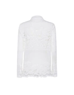 Boy Shirt White In Cotton Lace -Gustwillers Clothing Shop SHI0001EMB028SOLID WH01 6