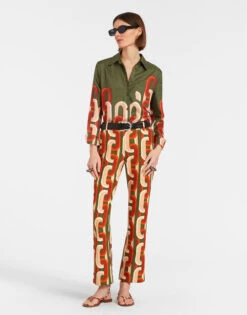 Boy Shirt Prometheus Placée Camouflage In Silk Twill -Gustwillers Clothing Shop SHI0001SIL001EUS02 GR08 3