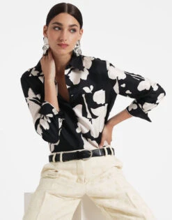 Boy Shirt Winter Jasmine In Twill Silk