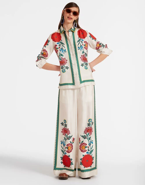 Boy Shirt Dragonflower Placée Multicolor in Silk Twill Boy Shirt Dragonflower Placée Multicolor In Silk Twill -Gustwillers Clothing Shop SHI0040SIL001DRE05 MU01 3