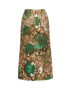 Pencil Skirt Anemone Pink In Shot Cotton 3 Pencil Skirt Anemone Pink In Shot Cotton -Gustwillers Clothing Shop SKI0011COT005ANE02 GR05 6