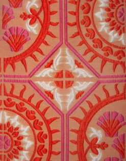 Pencil Skirt Sun Orange In Jacquard -Gustwillers Clothing Shop SKI0011JCQ074SUN01 OR02 6