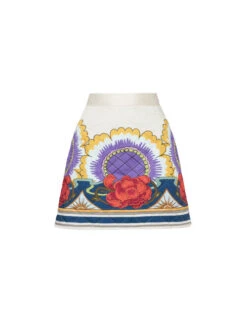 Edie Skirt Taormina Placée Ivory In Twill 3 Edie Skirt Taormina Placée Ivory In Twill -Gustwillers Clothing Shop SKI0091POL002LRT01 WH04 4