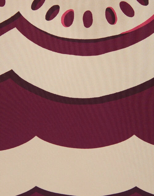 Drawstring Skirt Fans Placée Purple in Faille Drawstring Skirt Fans Placée Purple In Faille -Gustwillers Clothing Shop SKI0106FAI002FAN03 PU01 7