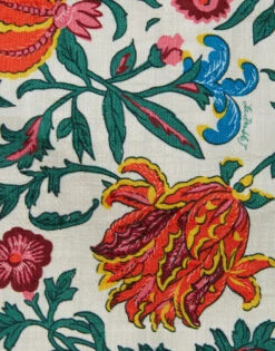 Baia Mini Skirt Dragonflower Mini Multicolor In Shot Cotton -Gustwillers Clothing Shop SKI0108COT005DRE02 MU01 9