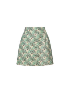 Baia Mini Skirt Fans Mint In Shot Cotton -Gustwillers Clothing Shop SKI0108COT005FAN01 GR11 5