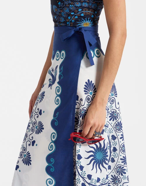 Flipper Skirt Olympus Placée Cream in Cotton Voile Flipper Skirt Olympus Placée Cream In Cotton Voile -Gustwillers Clothing Shop SKI0122COT056OLY01 WH03 5